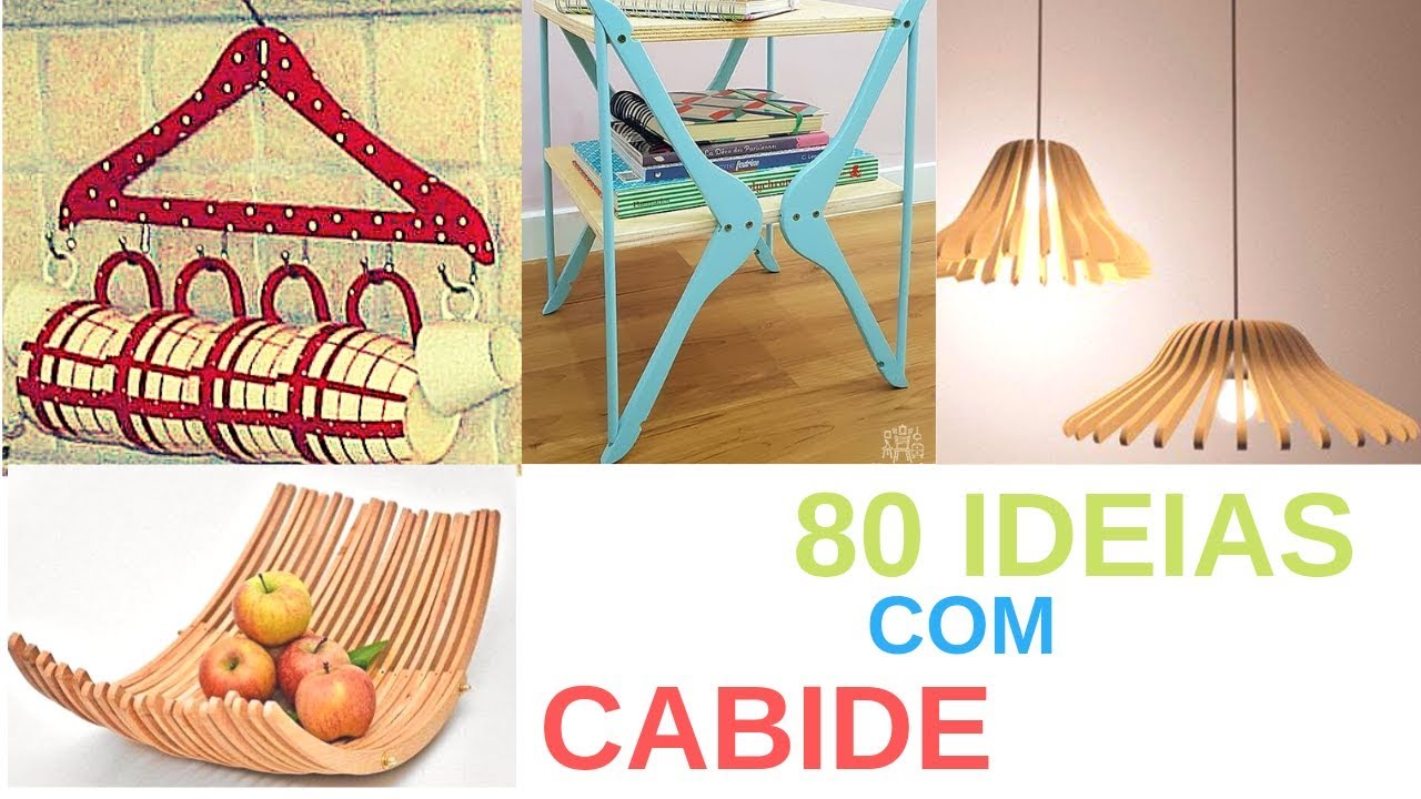 Mais de 80 IDEIAS INCRÍVEIS para reciclar CABIDES - Apenas Criativa