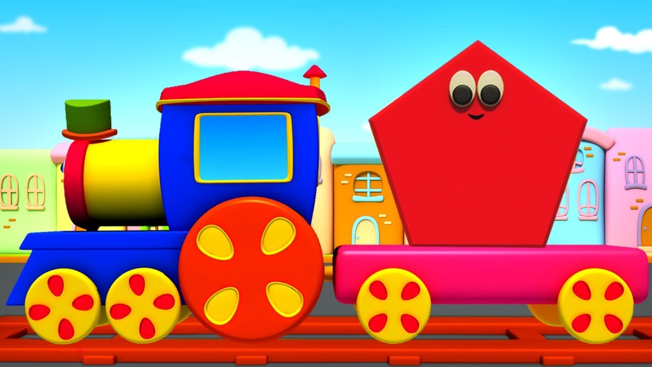 Shapes Train | Learning Videos For Children - Bob the Train Cartoons