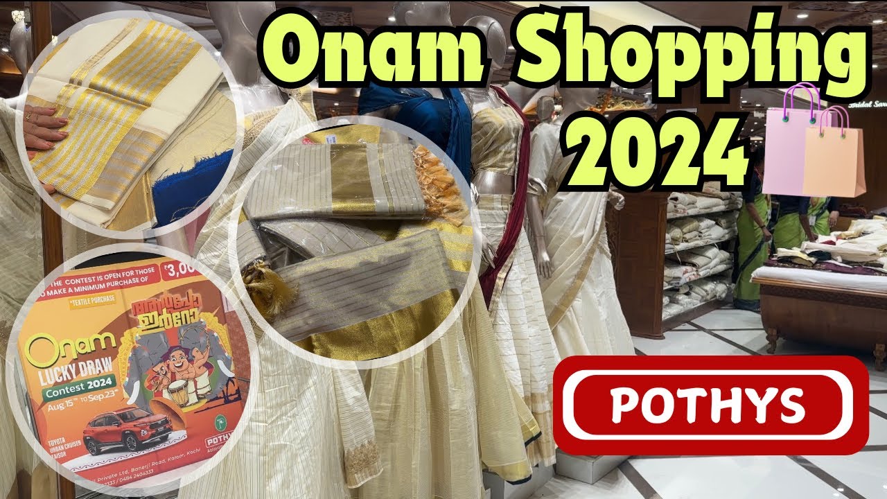 Onam Shopping @PothysOfficial |Onam Collections🌸| Pothys Kochi | Shopping Vlog🛒
