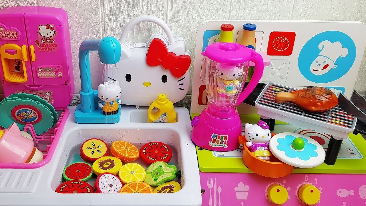 75 minutes satisfying with unboxing Hello Kitty Collection, Satisfying Unboxing Kitchen Set