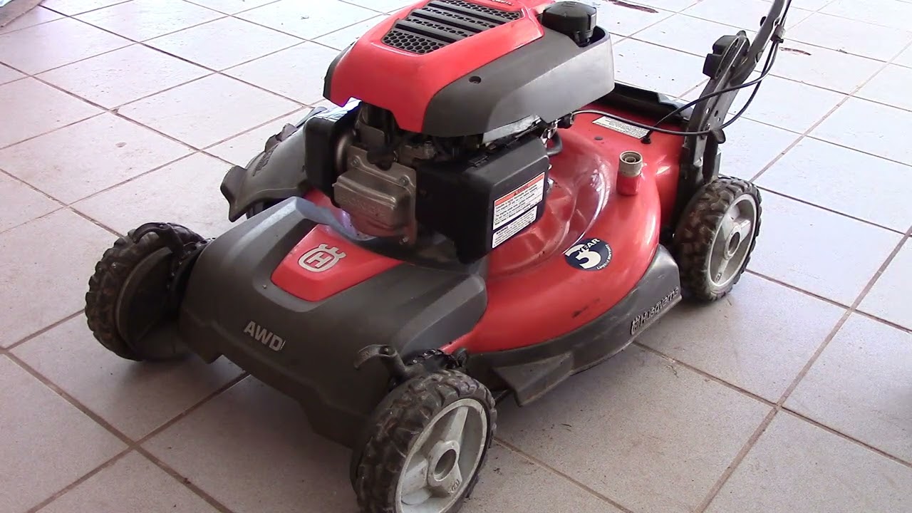 FIX a Husqvarna AWD Lawnmower that WON'T START - HU800AWD - Honda GCV190