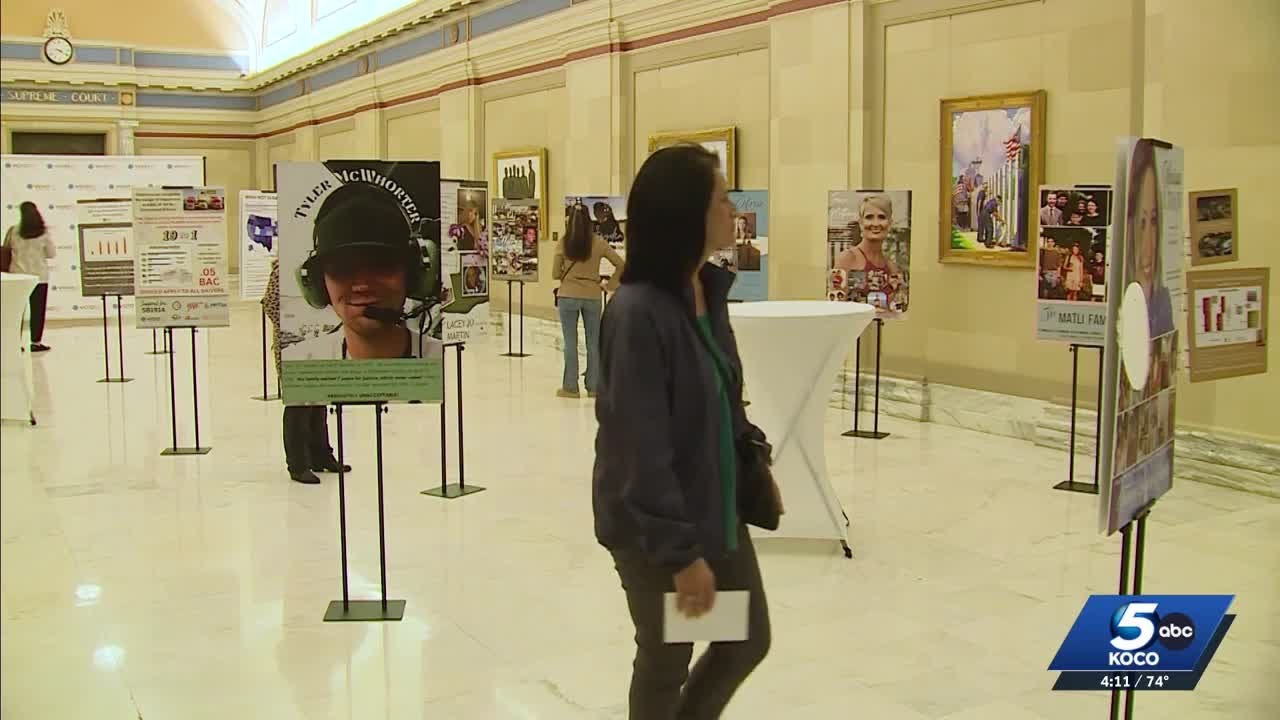 Families who lost loved ones to impaired drivers rally at Oklahoma state Capitol