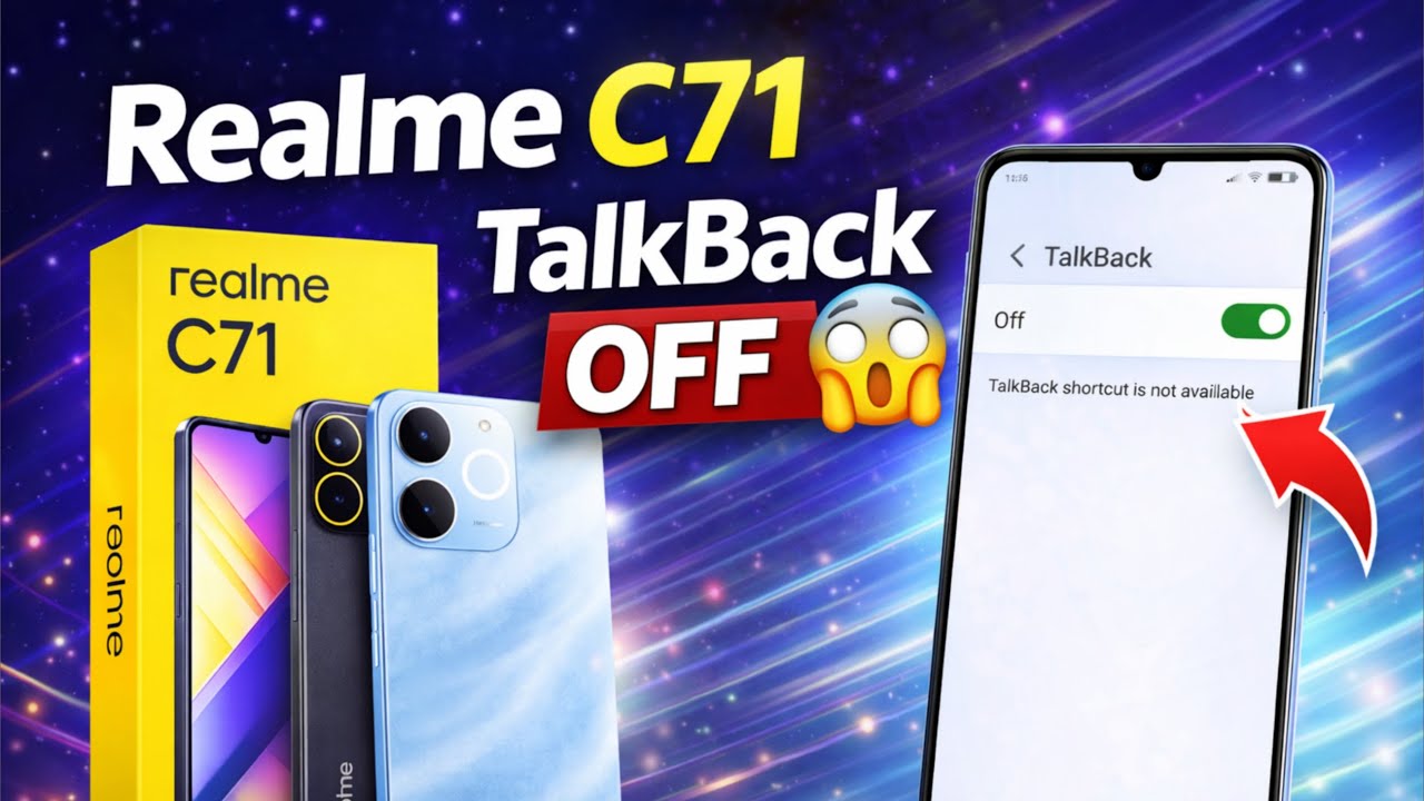 Realme C71 TalkBack Turn Off Kaise Kare 😱 | New Method 2026
