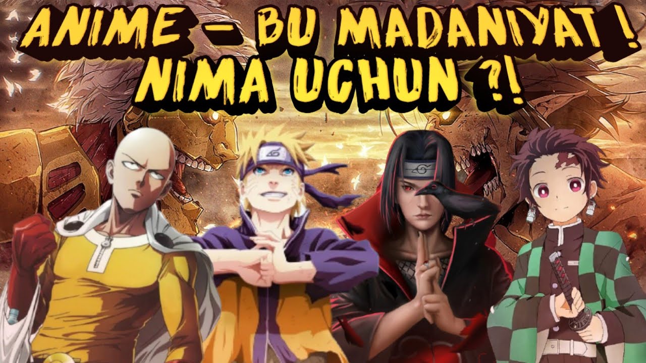 ANIME bu o'zi nima va nega u bunchalik mashhur ?! #SizBilarmidingiz    (Naruto uzbek tilida)