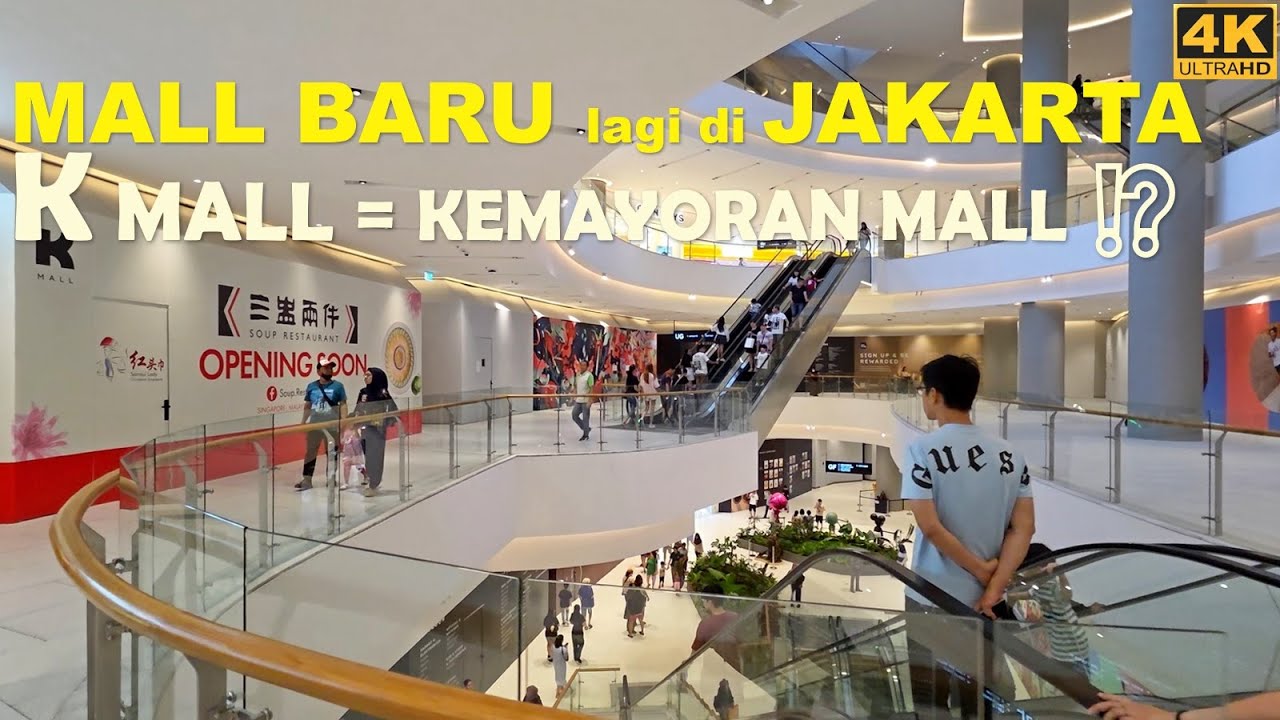 Walking Around K MALL at Menara Jakarta❗mal baru di Kemayoran Mall di Pusat Jakarta