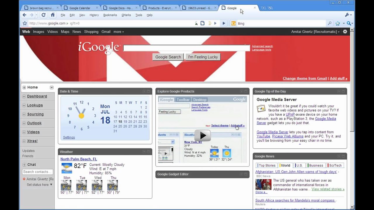 Google Plus - Themes for iGoogle
