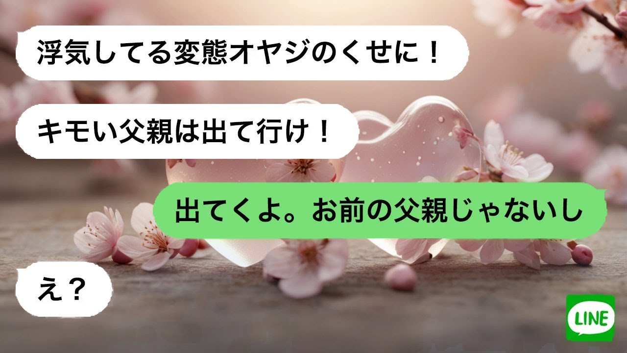 【LINE】 妻と中学生の娘に疑われ家を追われた俺。事実を淡々と告げて出て行くと、二人の反応は予想外だった。