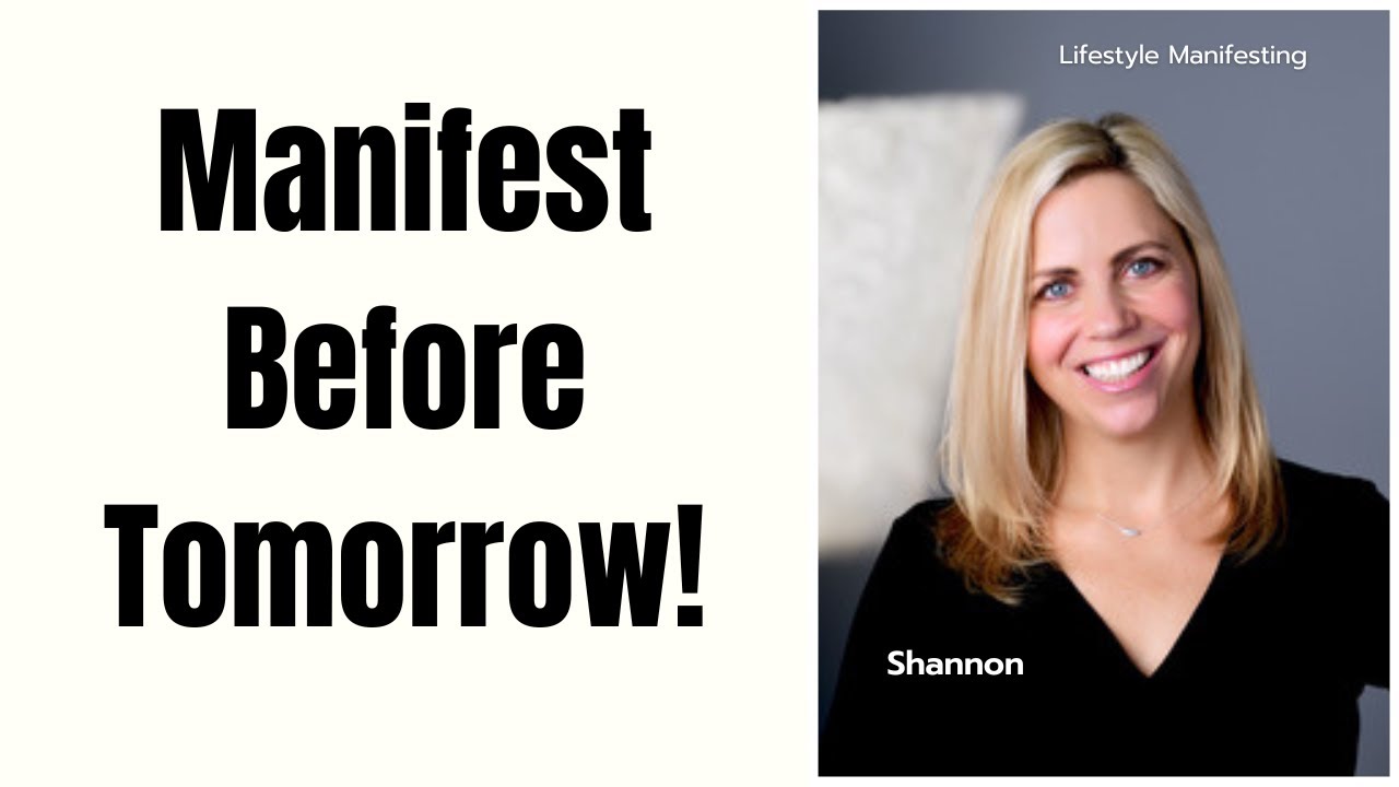 Yes YOU can Manifest Overnight! #lawofassumption #lifestylemanifesting