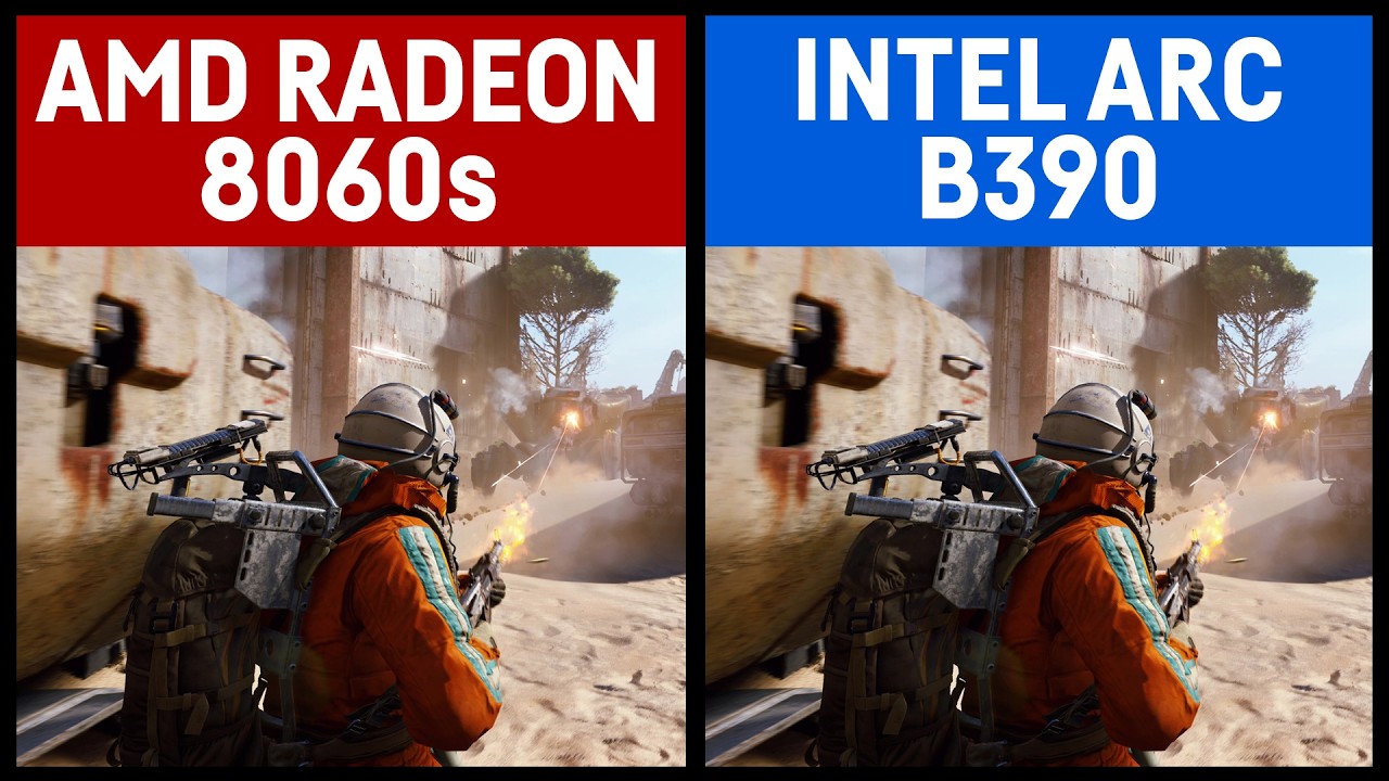 Intel Arc B390 (X9 388H) vs AMD Radeon 8060S (AI Max+ 395)