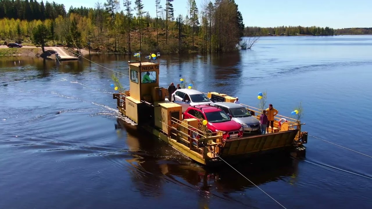 Hovnäs färjas 100-årsdag som linfärja firades den 11 maj 2024.