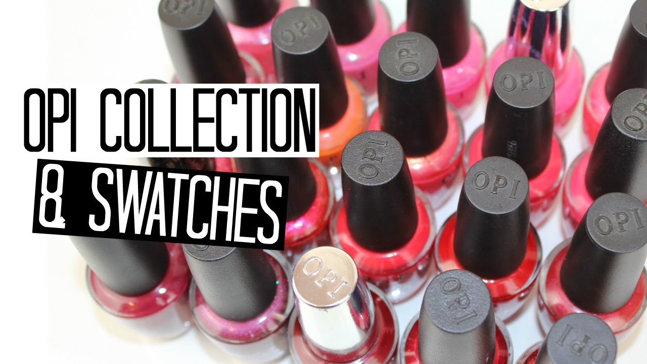 O.P.I Collection & Swatches - Corals & Reds | PART 2