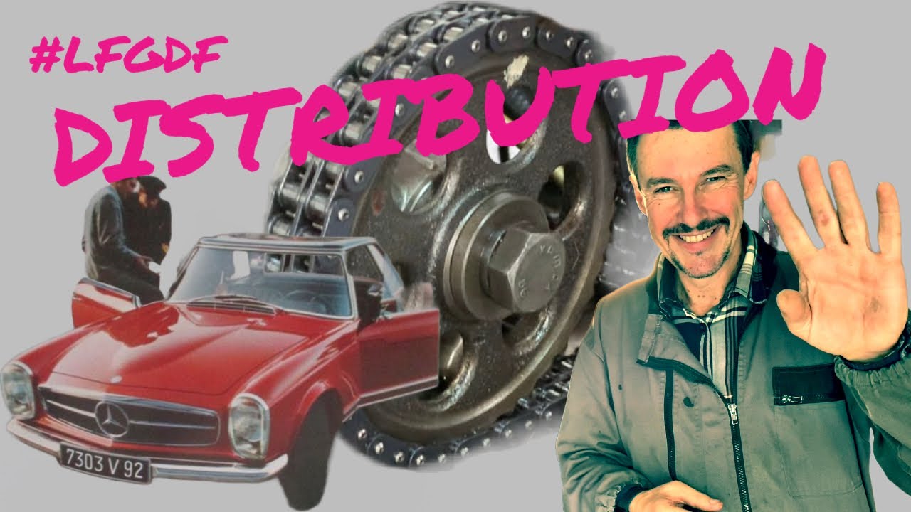 EP7 COMMENT CHANGER ET CALER LA DISTRIBUTION (et c’est facile🤪) #mercedes #pagode #w113 #lfgdf