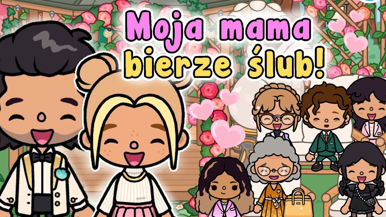 ŚLUB TOCA BOCA 🥰 MOJA MAMA WYCHODZI ZA MĄŻ 😍 BAJOLANKI HISTORYJKI PO POLSKU