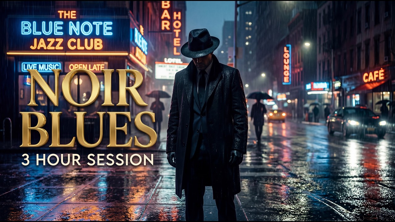 Midnight Blues Radio | Noir Jazz & Blues Guitar | Gentleman Sounds | 3hrs