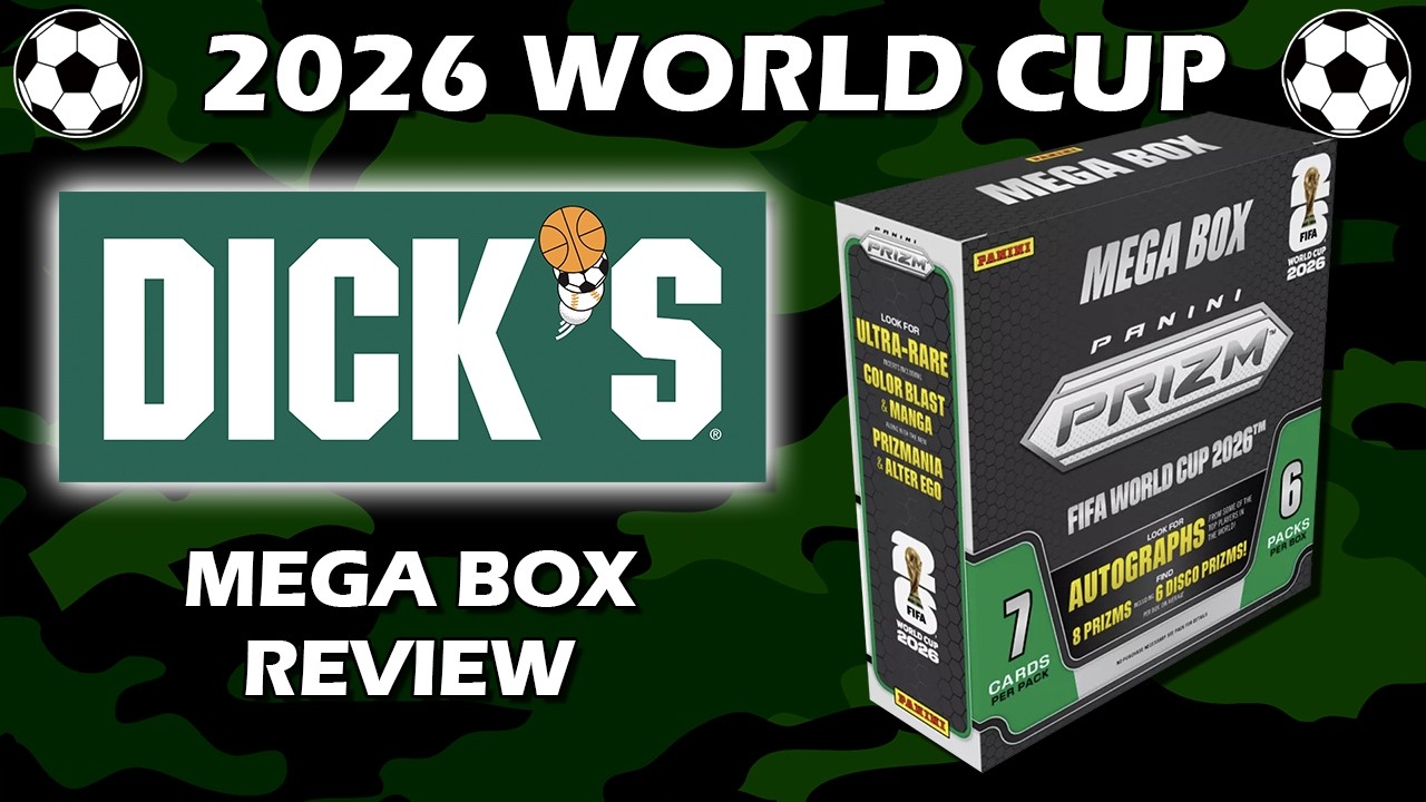 Обзор мега-бокса 2026 Panini Prizm World Cup DSG FIFA Soccer