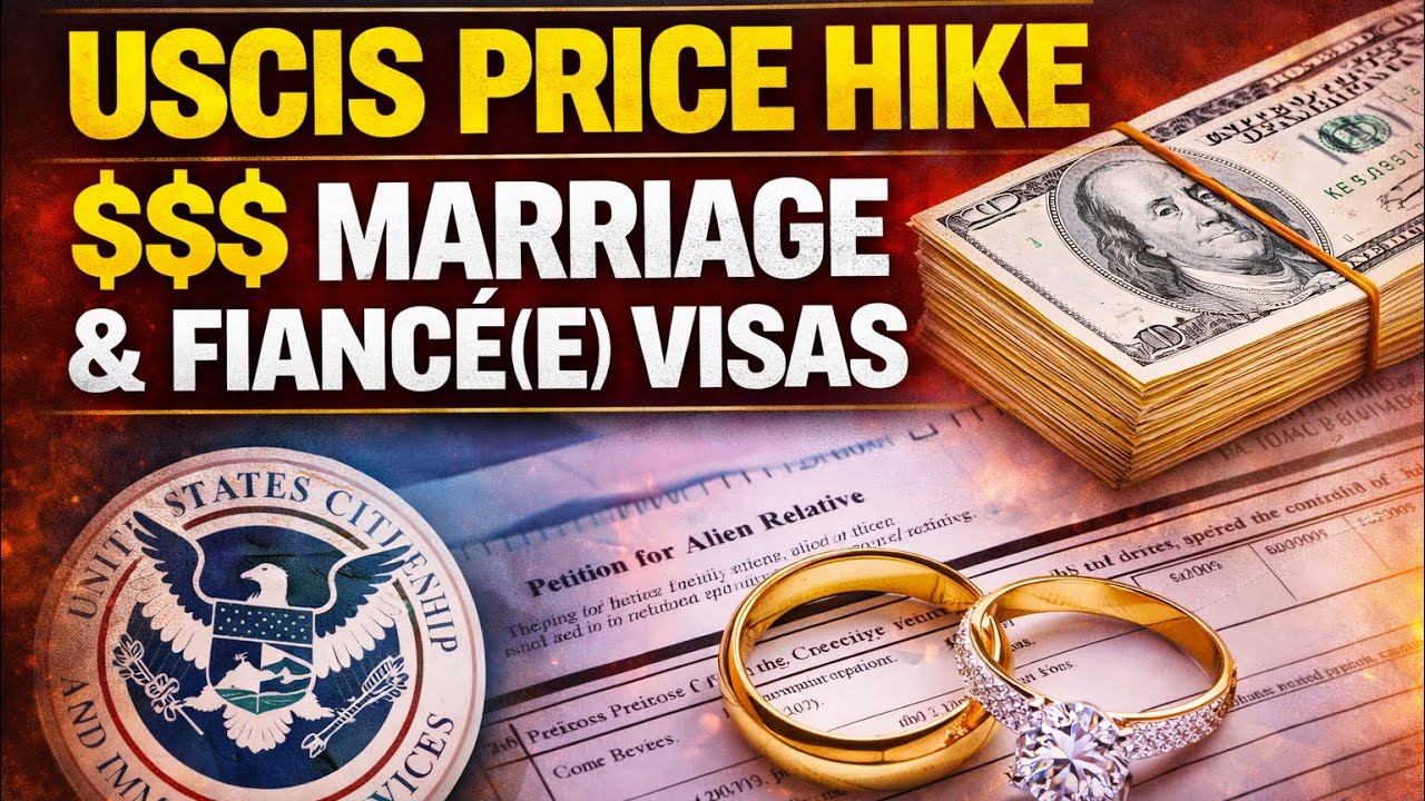 USCIS Fee Hikes & Visa Costs  Marriage & Fianc&eacute; Immigration Broken Down