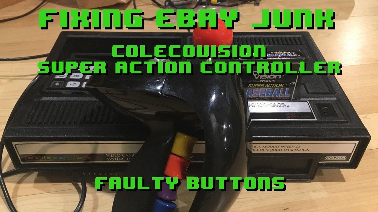 Fixing eBay Junk - Colecovision Super Action Controller - Broken Buttons