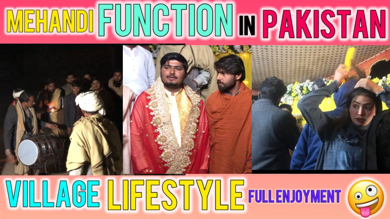 Mehandi Function In Pakistan Village Lifestyle Full Enjoyment 🤪