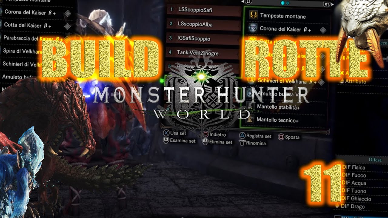 MHWorldIceborne -  Le build più forti del Gioco + Trucchi Del mestiere - Build Rotte #11