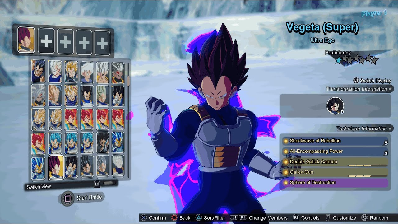 Dragon Ball Sparking Zero - Vegeta Ultra Ego VS Broly SSJ Full Power