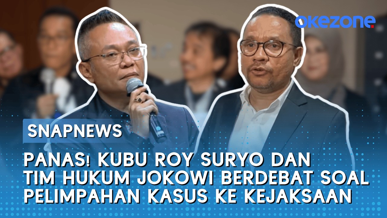 Panas! Kubu Roy Suryo dan Tim Hukum Jokowi Berdebat soal Pelimpahan Kasus ke Kejaksaan | Snapnews