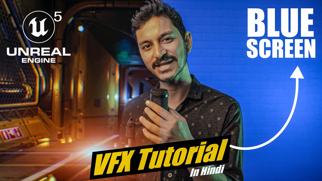 Unreal Engine 5 Green/Blue Screen Compositing In Hindi @RAKESHPATI