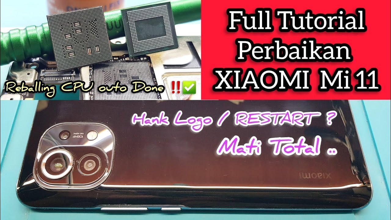 Xiaomi Mi 11 MATI TOTAL ‼ CPU di ganjal selang 2 hari MATI LAGI ‼ kiriman dari BALI INDONESIA 🇮🇩