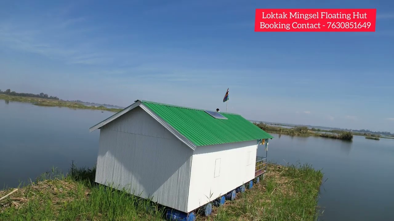 Floating homestay in Loktak Lake