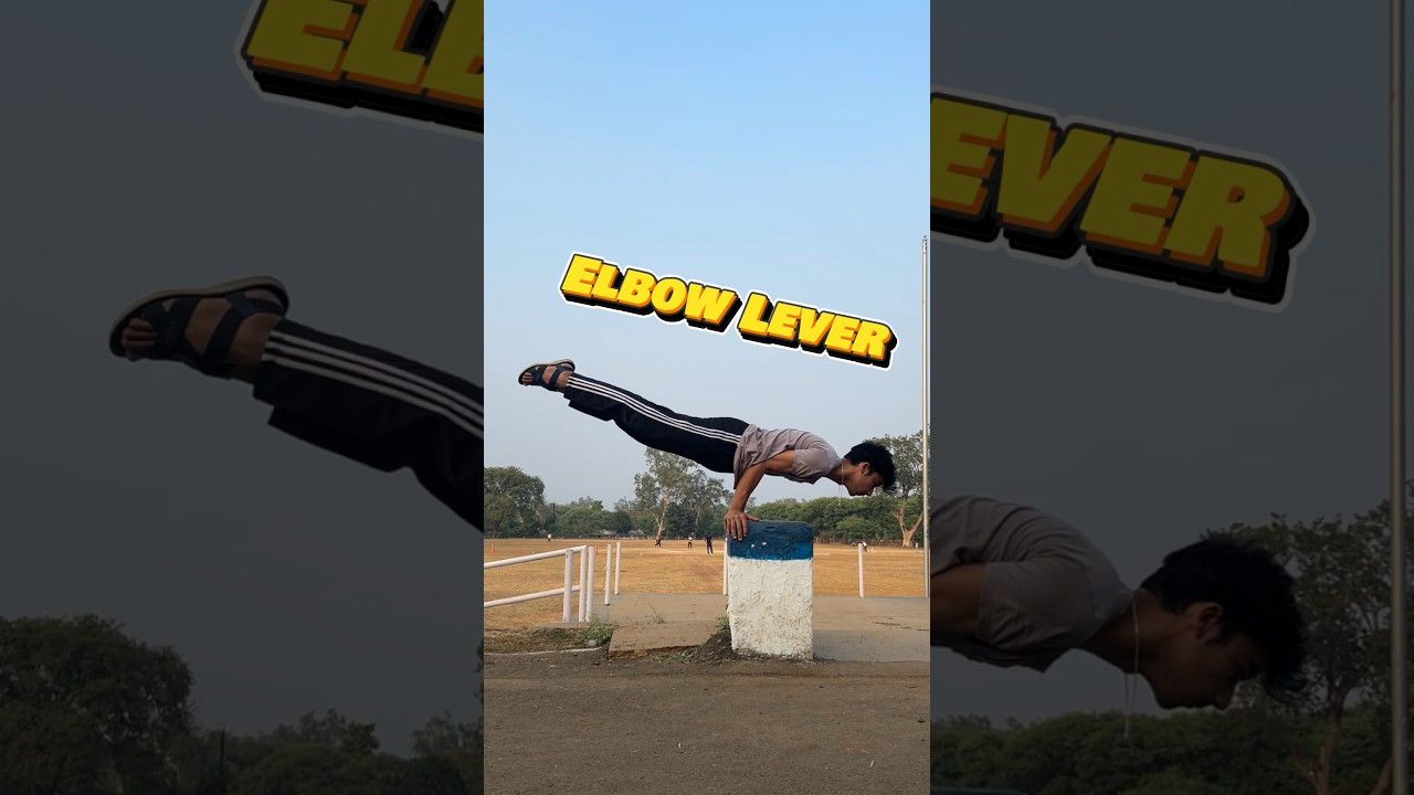 Elbow-Lever Tutorial (Part-4) Calisthenics Basic Skills Series #shortsfeed