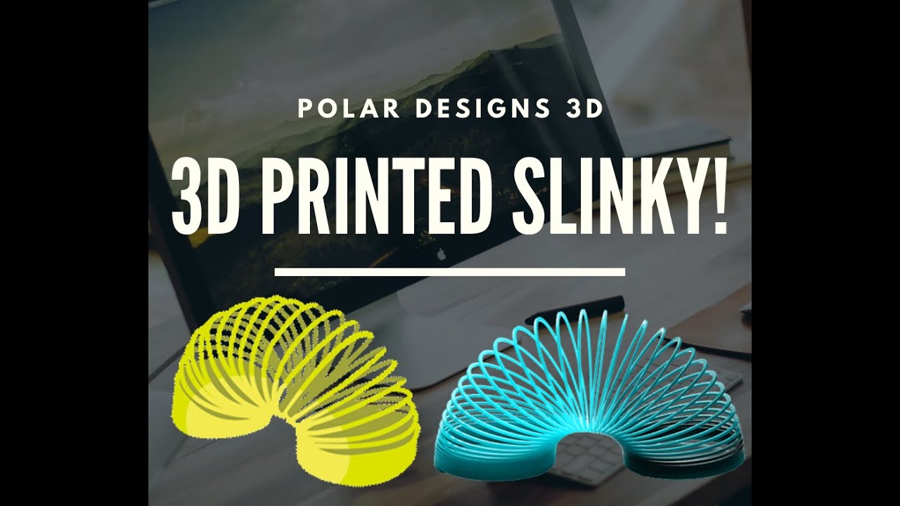 3D Printed Slinky- It Really Works!!