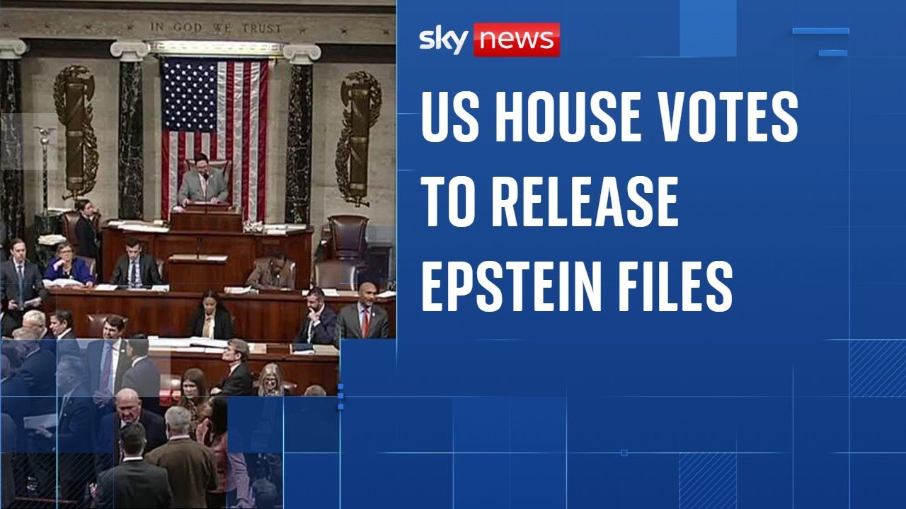 BREAKING: US politicians vote to release the Epstein files