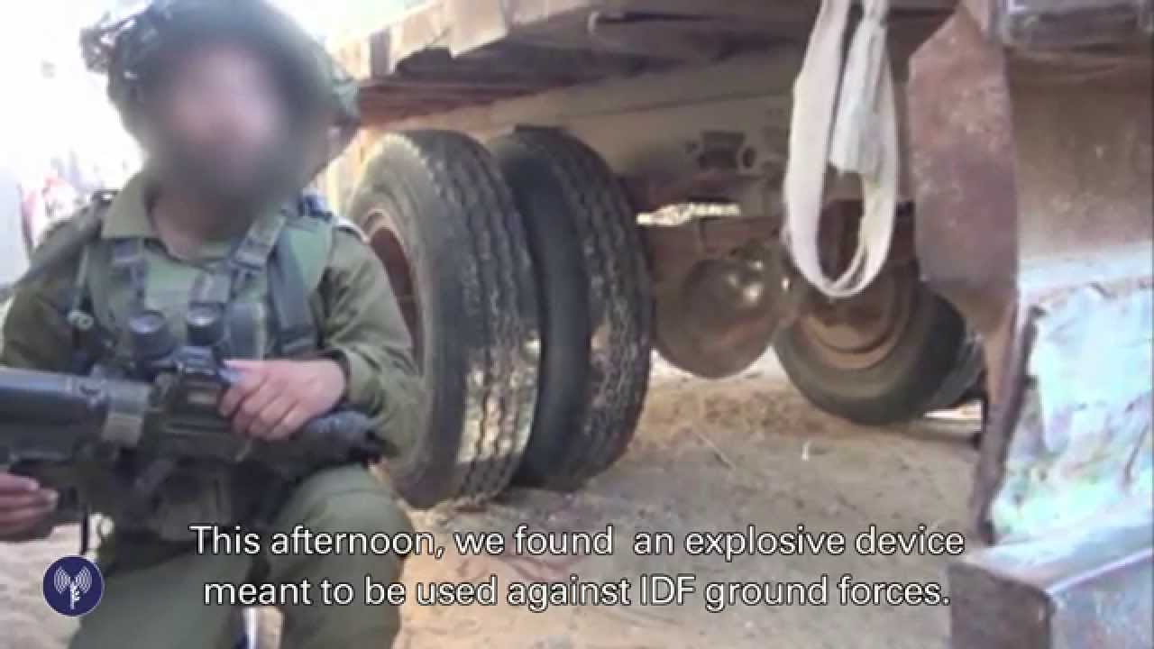 Gaza Streets and Homes Rigged with Explosives