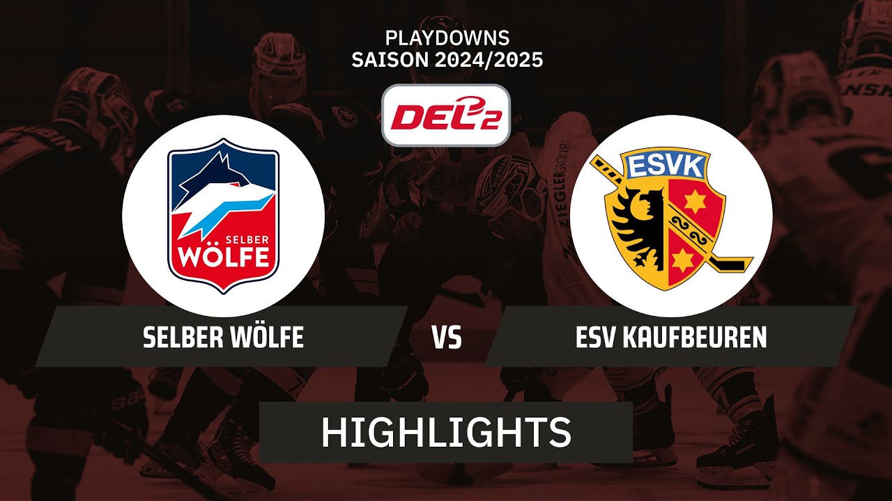 DEL2: Selber Wölfe vs. ESV Kaufbeuren I Highlights - Spiel 5 | SDTV Eishockey