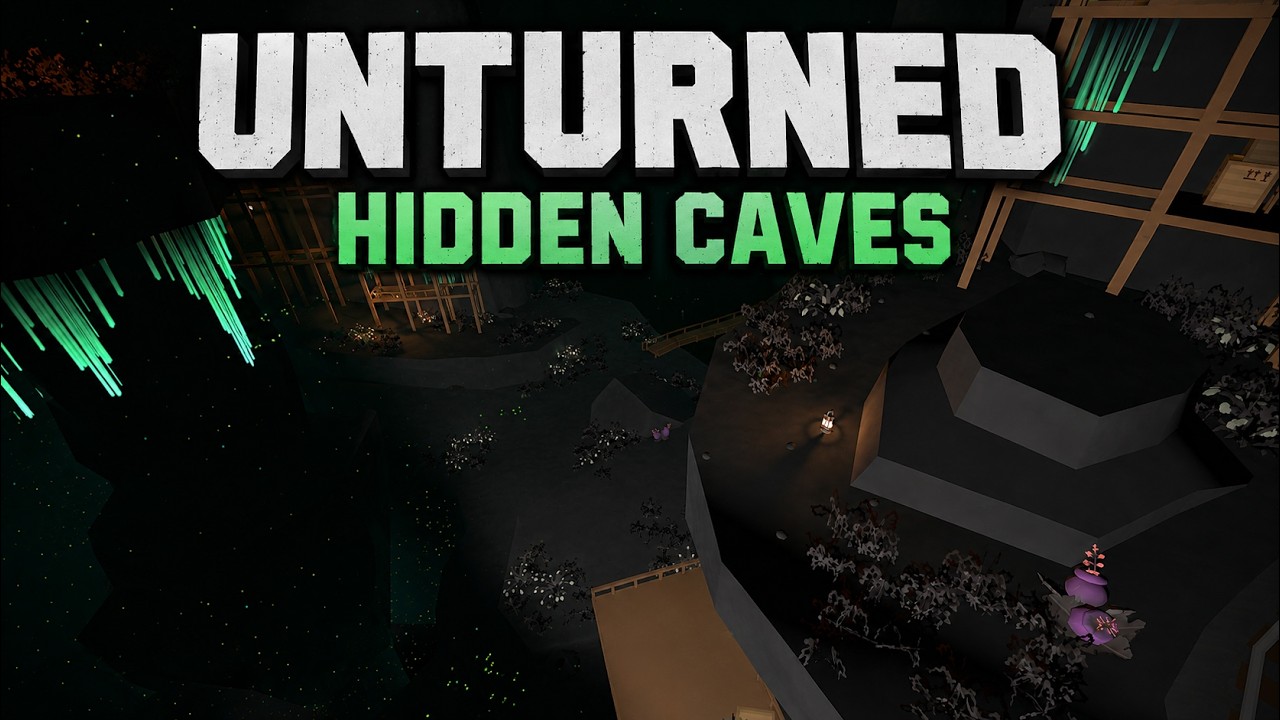 Я исследовал скрытые пещеры Калифорнии 2 в Unturned