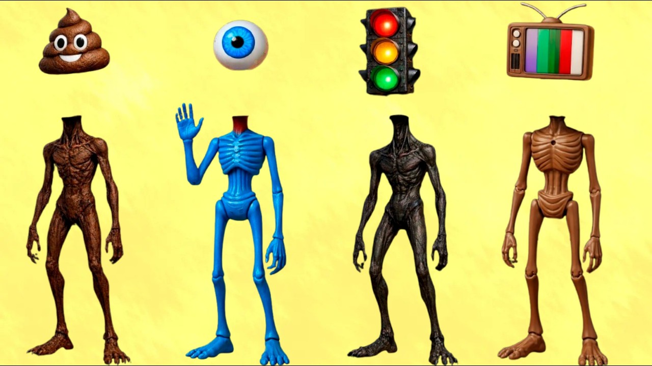 SIREN HEAD TRAFFIC LIGHT🆚SIREN HEAD TV STATIC🆚SIREN HEAD TOXIC SLUDGE🆚SIREN HEAD BLUE WATCHER