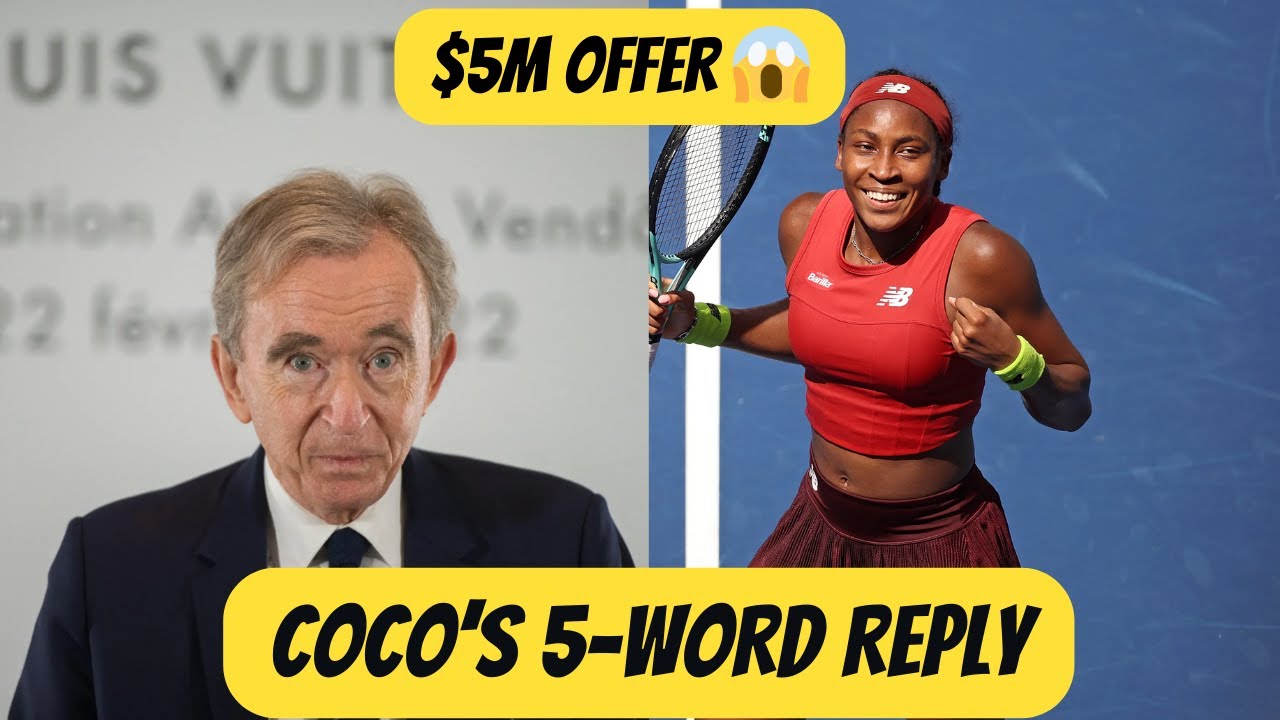 Coco Gauff Stuns Bernard Arnault With Five Word Reply After $5M Louis Vuitton Offer  Australian Open