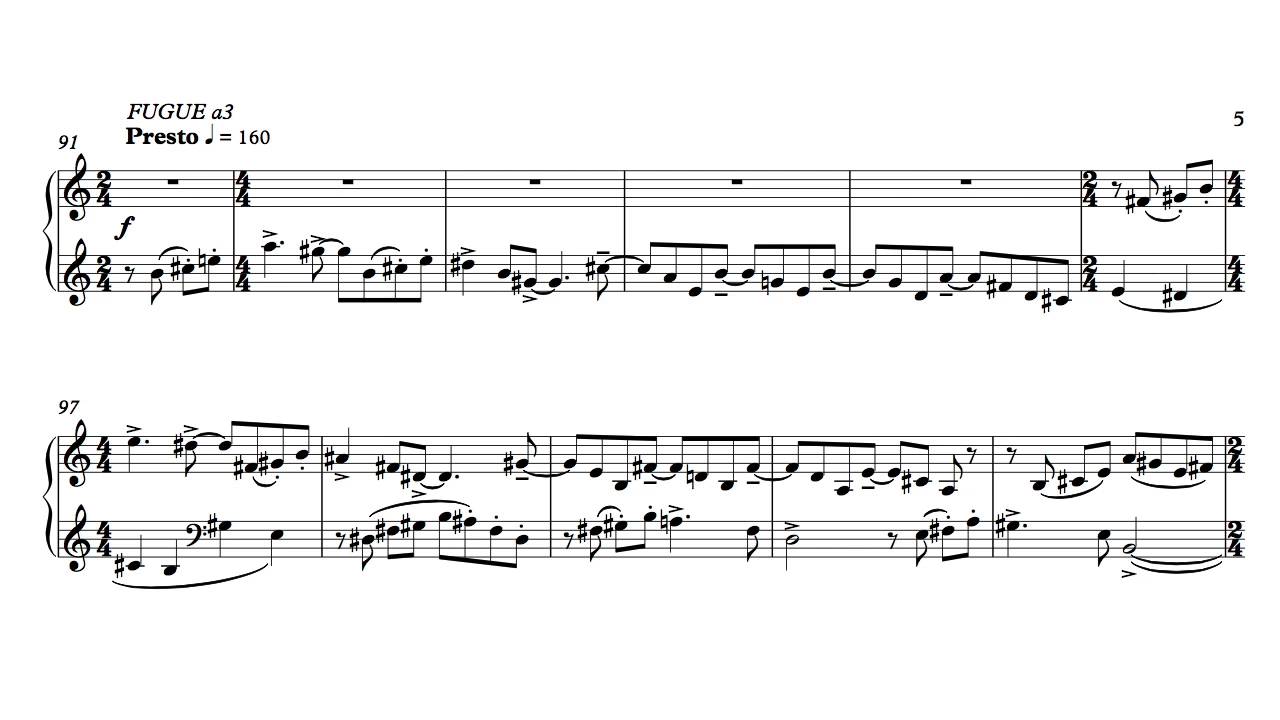 Prelude and Fugue in A Major