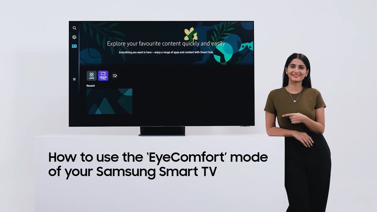 How to use the &lsquo;EyeComfort&rsquo; mode of your Samsung Smart TV