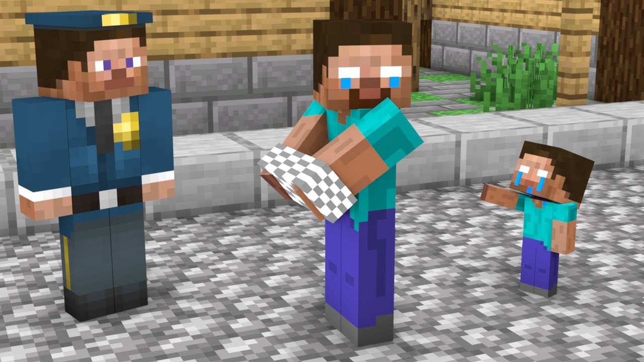 Baby Herobrine's Family Reunion - Minecraft Animation
