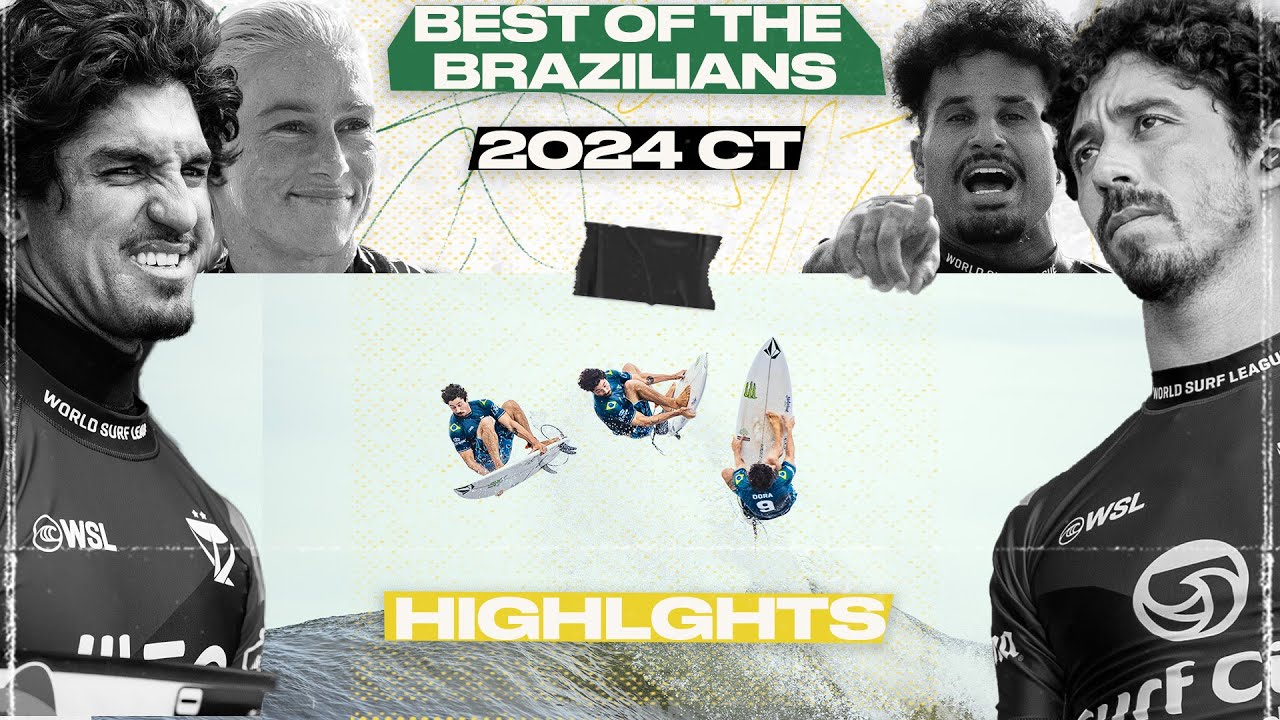 The Brazilians Filmed a movie part w/ these Clips | Best of Brazil '24 WSL Championship Tour