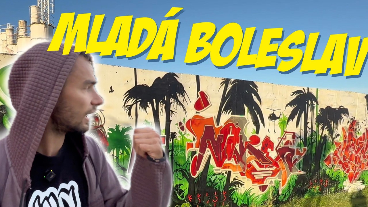 NEJVĚTŠÍ GRAFFITI FESTIVAL V ČR MĚSTO GALERIE-Mladá Boleslav vlog 27/2025