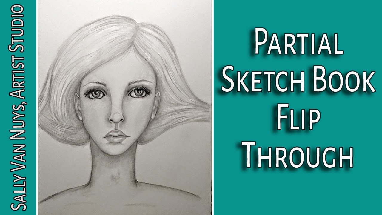 Partial Flip Through of Finished a Sketchbook