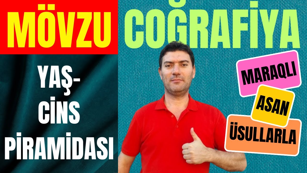 YAŞ-CİNS PİRAMİDASI - COĞRAFİYA