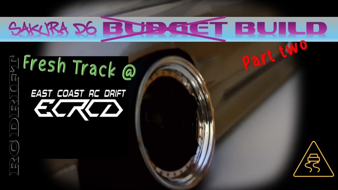 🔰 Budget to Less Budget RC Drift Build 🔰 Pt.2: Fresh track at ECRC, Sakura D6 #rcdriftcars #180sx