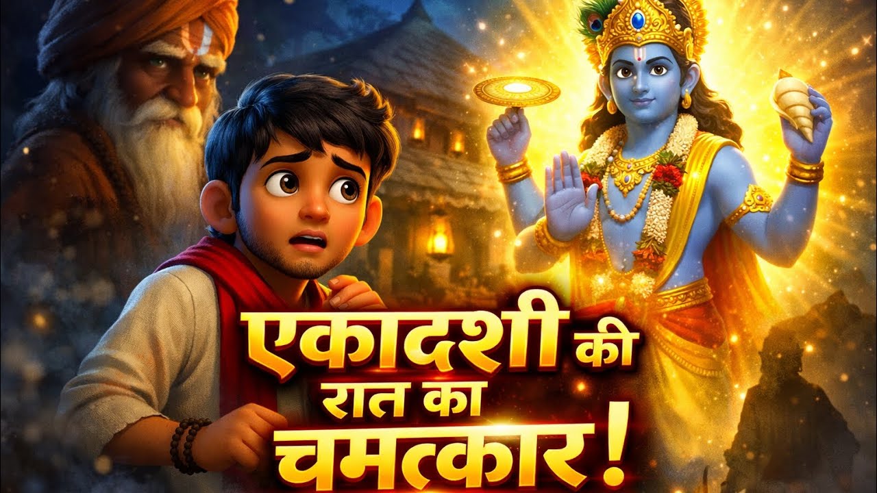 एकादशी की रात का चमत्कार 😱 | सच्ची कहानी भगवान विष्णु की कृपा