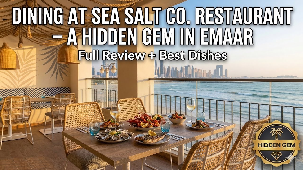 Dining at Sea Salt Co Restaurant– A Hidden Gem in Emaar | Lifewithismats