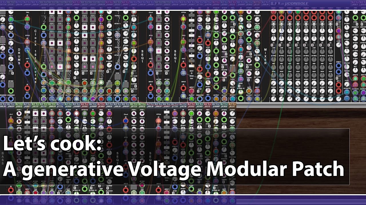 Voltage Modular - Micro Modules generative patching