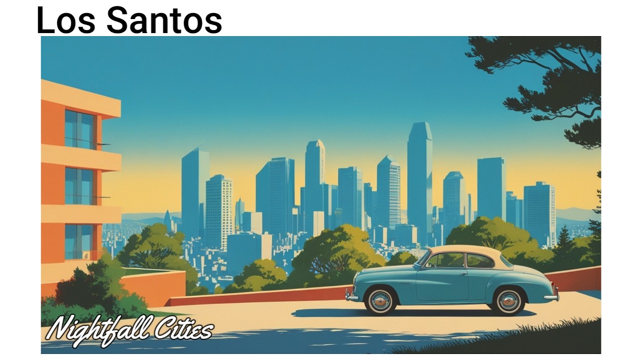 Jazz House Mix | Los Santos Sunset Drive – Smooth Lounge Beats