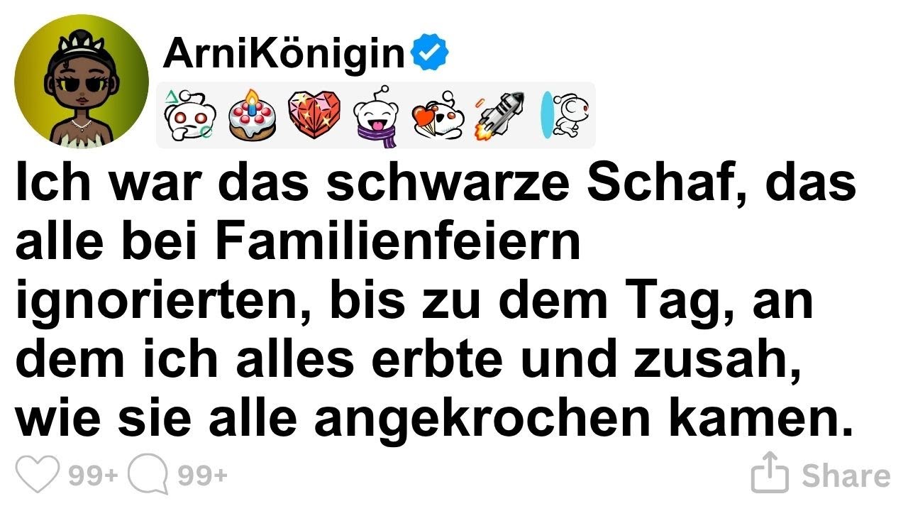 [GANZE STORY] Ich war das schwarze Schaf, bis ich alles erbte und sie alle angekrochen kamen.