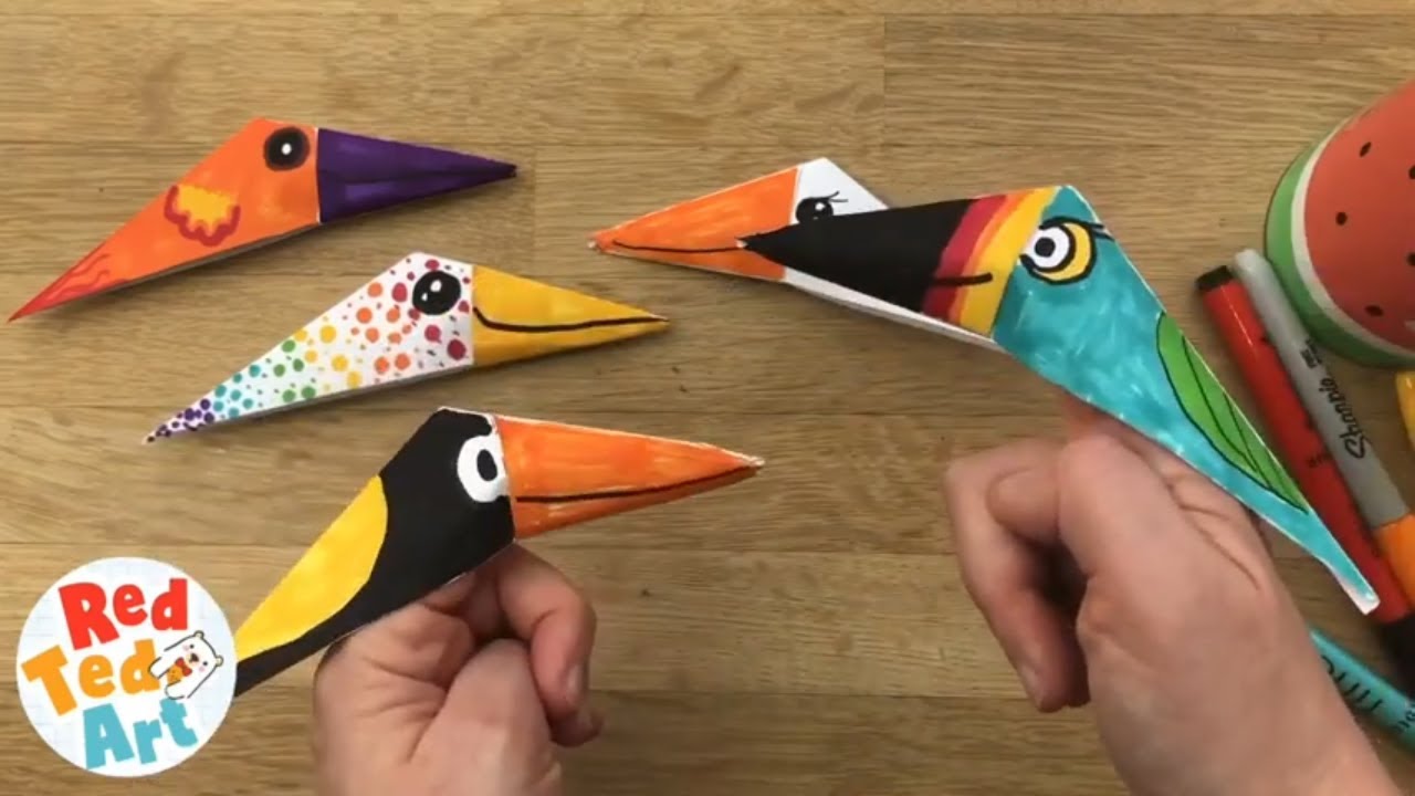 5 Origami Animals Easy - BEST of Red Ted Art - Top most popular paper crafts